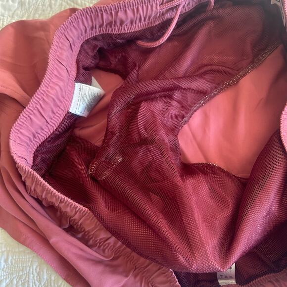 NWT Adidas Mens Pink Strata Short Length Solid Drawstring Swim Trunks Shorts 2XL - Picture 10 of 15